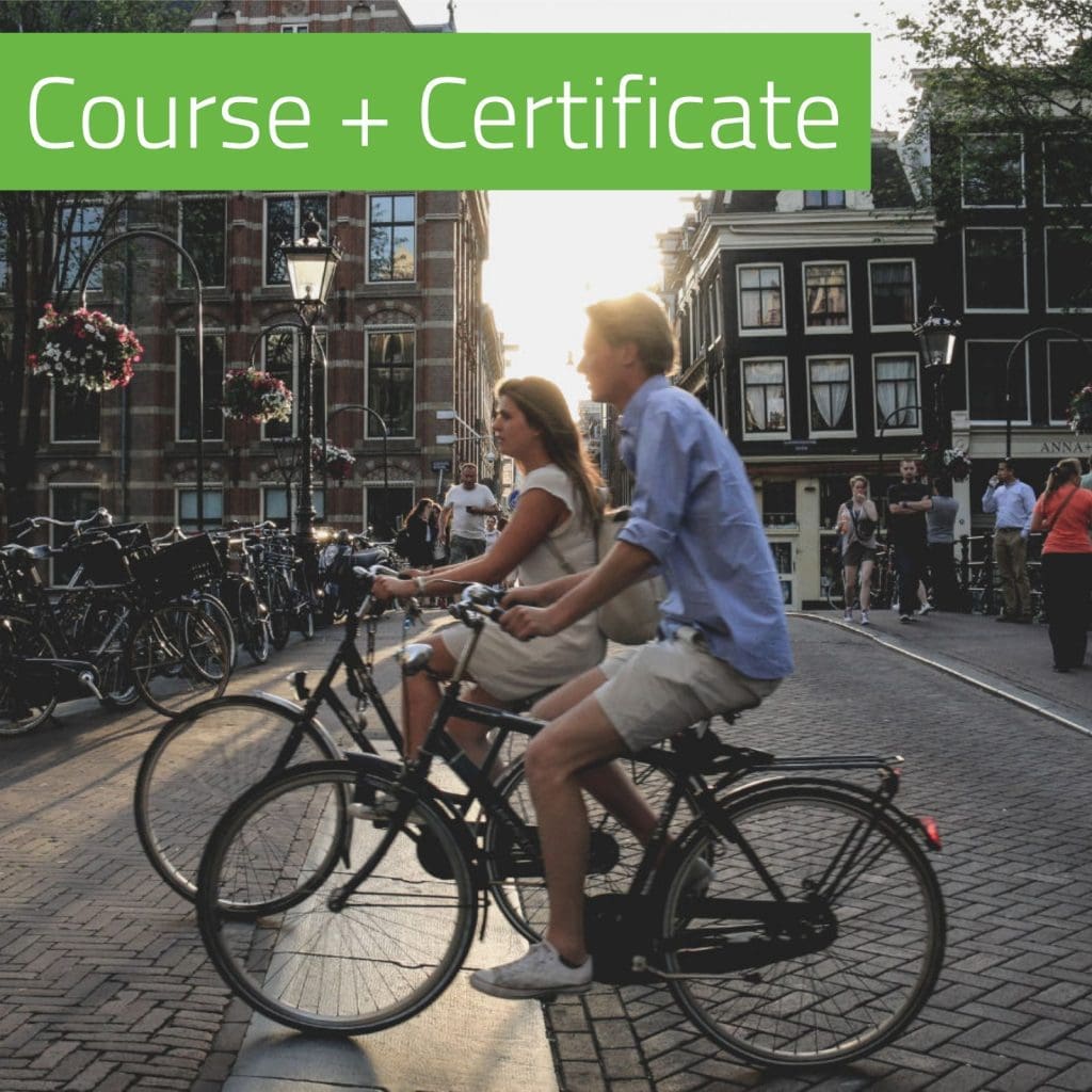 Course + Certificate - Designing the Cycling City