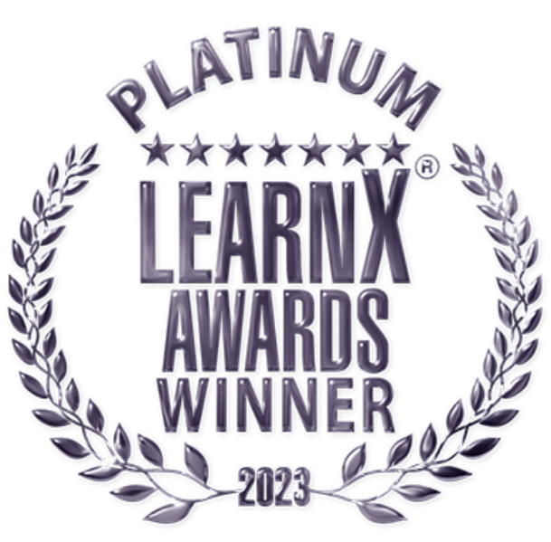 Platinum LearnX awards winner 2023