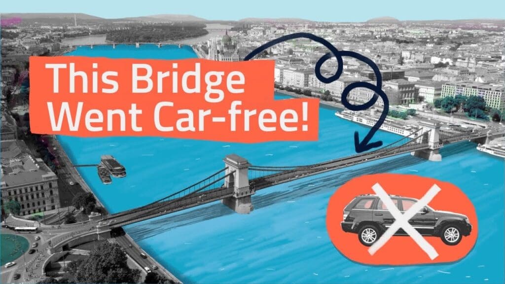 How the Chain Bridge in Budapest became car-free